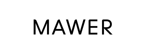 Logo of Mawer, featuring the company name in bold, uppercase black text.