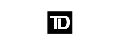 Logo of TD Bank, featuring the initials 'TD' inside a green square.